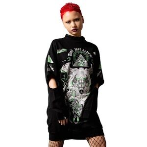 Killstar unisex Illuminated Sweater or Sweater Dress